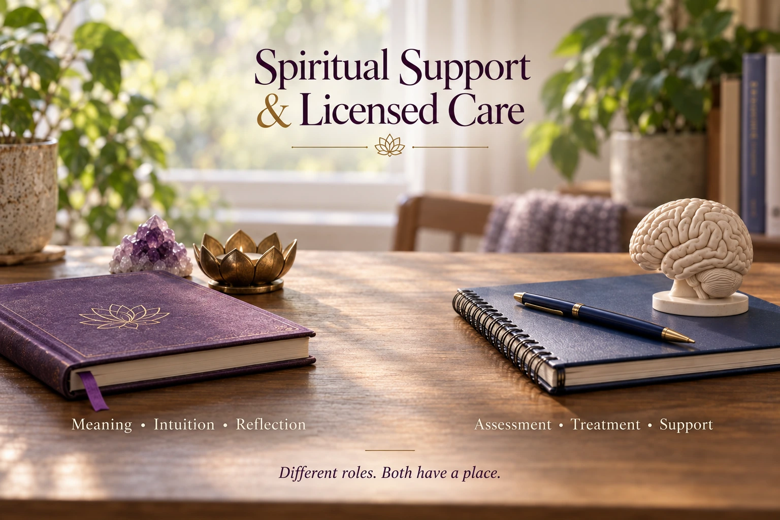 Intuitive counseling session supporting self-awareness and personal growth