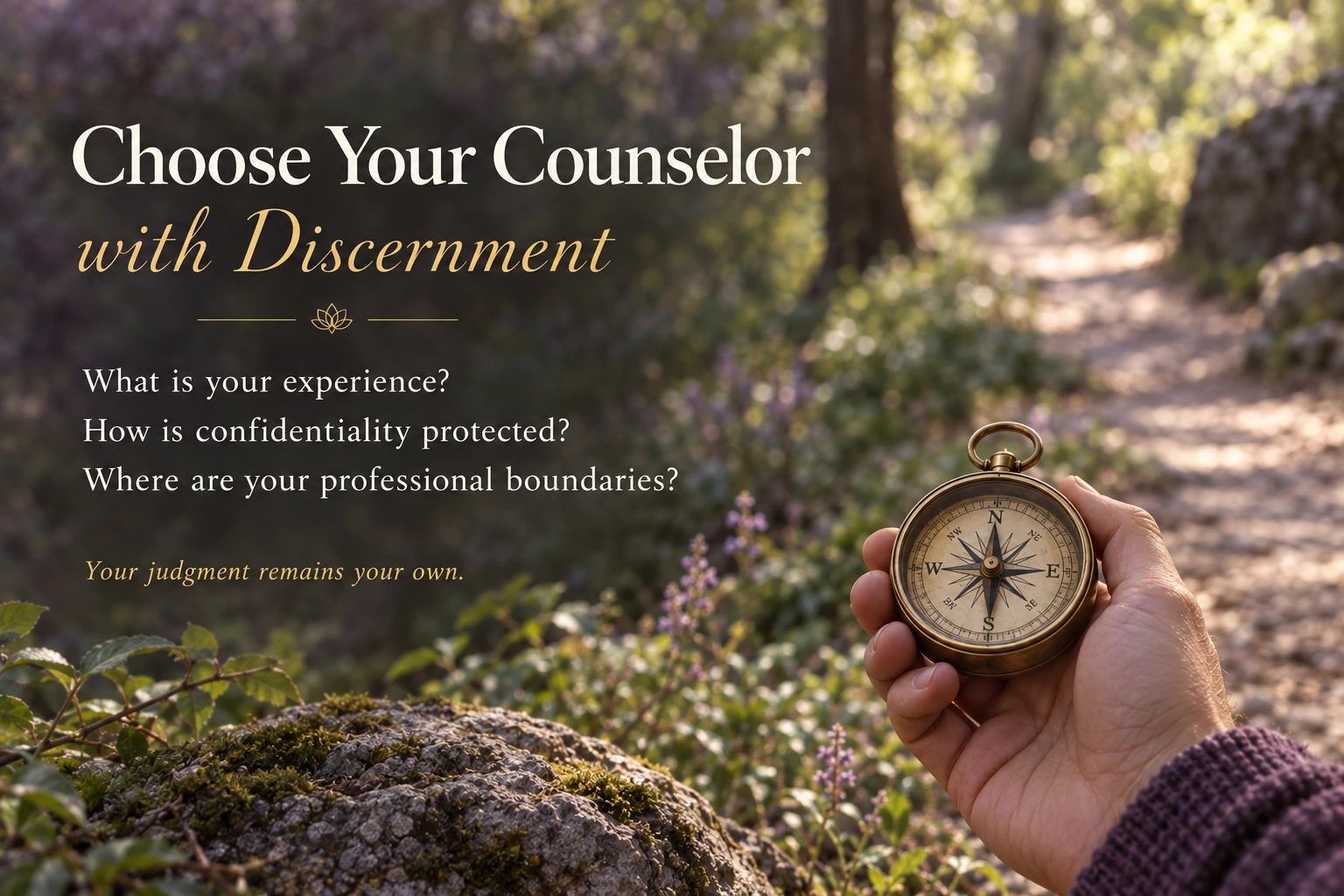 Intuitive counseling session supporting self-awareness and personal growth