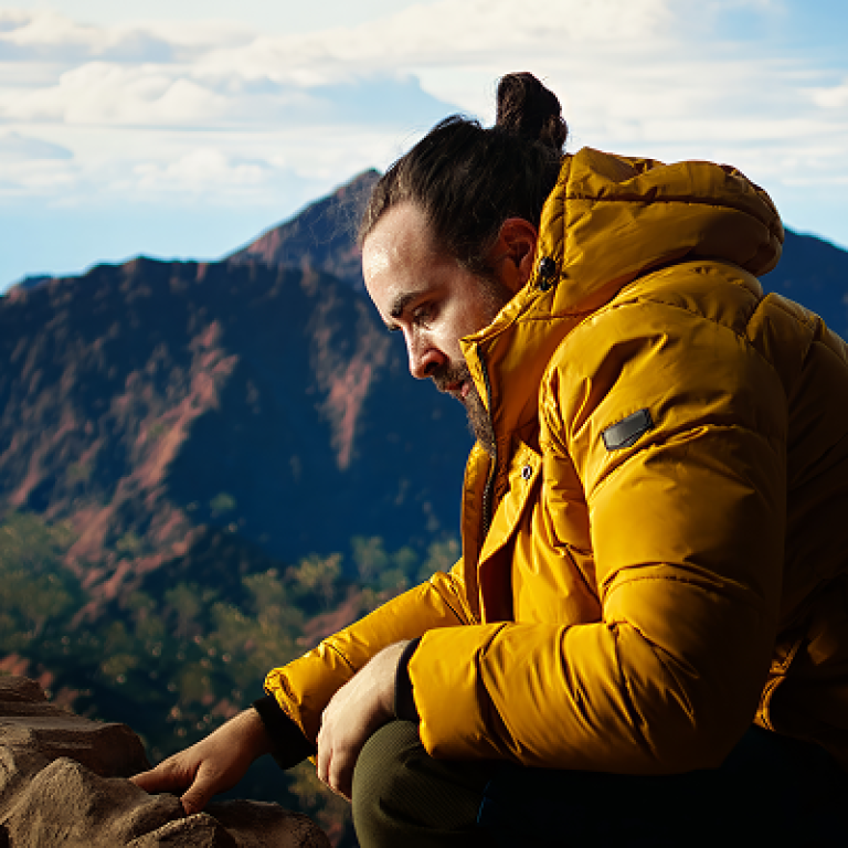 clumsy-mountain-hiker-dropping-his-phone-due-lack-attention 1